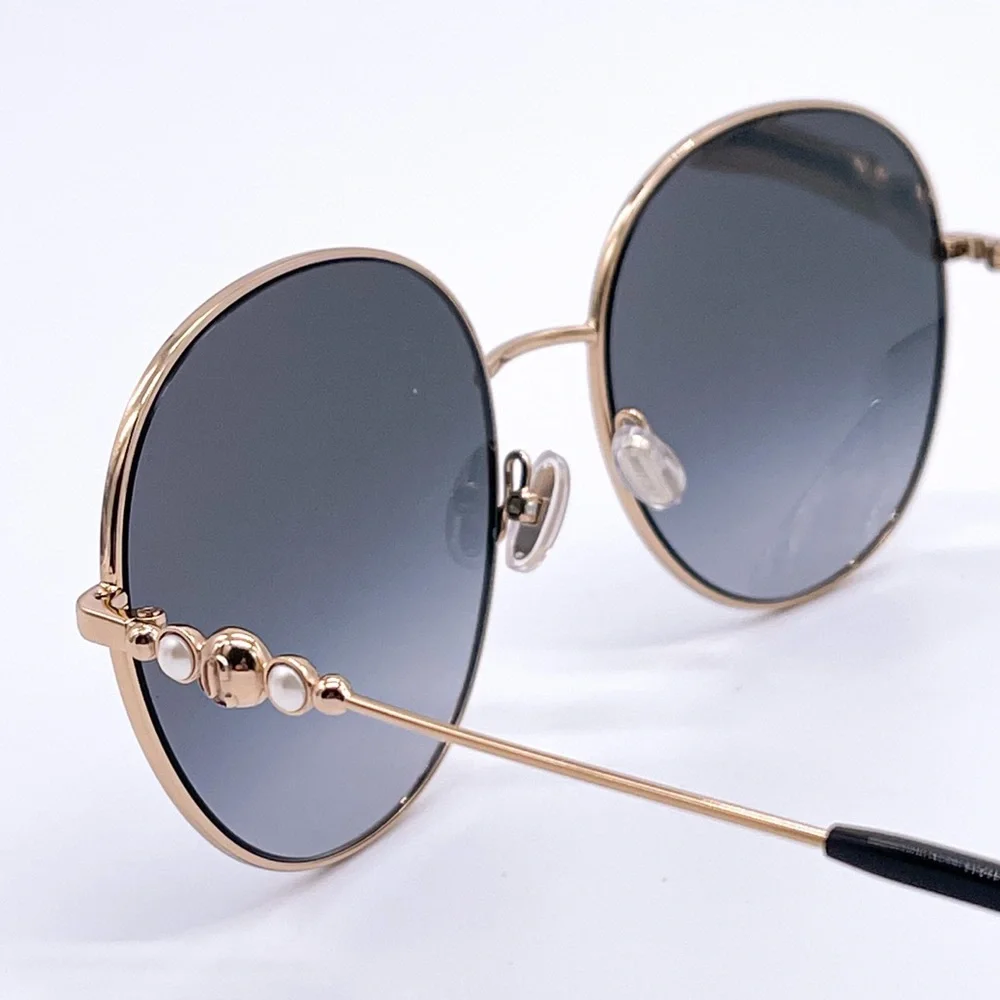 JIMMY CHOO BRAND NEW ROUND OVERSIZED GREY WOMEN SUNGLASSES JIMMY CHOO